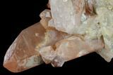 Natural, Red Quartz Crystal Cluster - Morocco #134224-2
